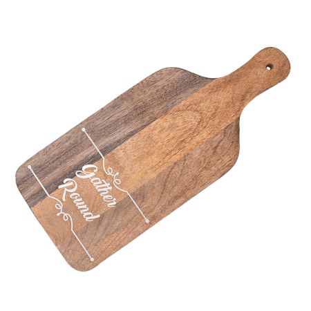 Chopping Board Made of Wood with a Hole for Hanging